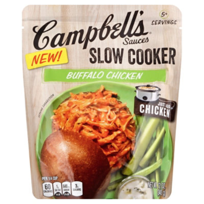  Campbells Sauces Slow Cooker Buffalo Chicken Medium Pouch - 12 Oz 