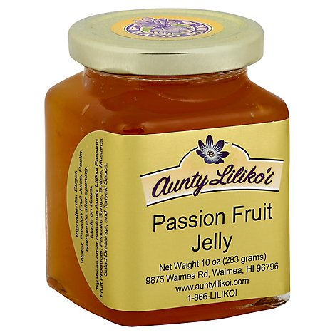 Aunty Lilikoi Jelly Passion Fruit - 10 Oz