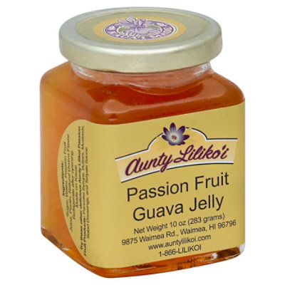 Aunty Lilikoi Jelly Passion Fruit Guava 10 Oz Safeway