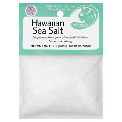 Salty Wahine Gourmet Sea Salt, Black Lava - 4 oz