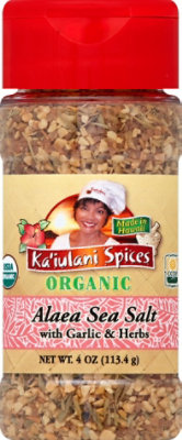 Kaiulani Spices Organic Sea Salt Alea With Garlic & Herbs Alea - 4 Oz - Image 1