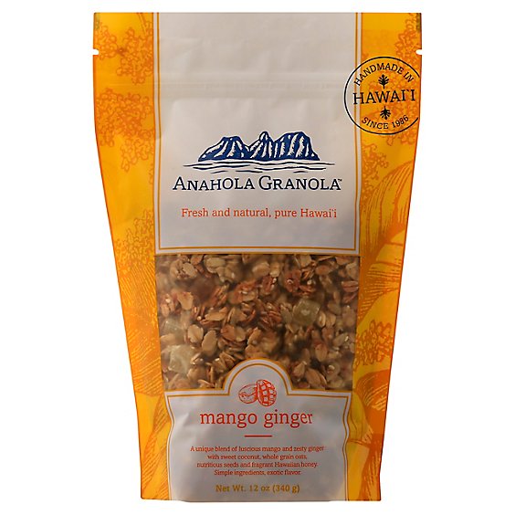 Anahola Granola Granola Mango Ginger - 12 Oz