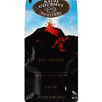 Kauai Gourmet Roasters Coffee 10% Kona Blend Grind - 8 Oz - Image 2