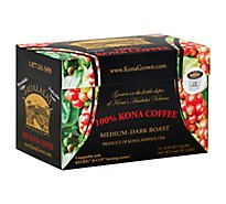 Hualalai Estate Coffee K-Cup Medium-Dark Roast Kona Coffee - 12-0.39 Oz