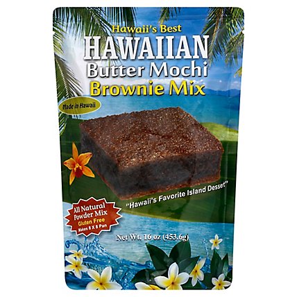 Hawaiis Best Hawaiian Haupia Btr Mochi Brownie Mix - 16 Oz - Image 1