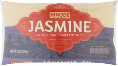 Hinode Rice Jasmine Thai Hom Mali - 5 Lb - Image 2