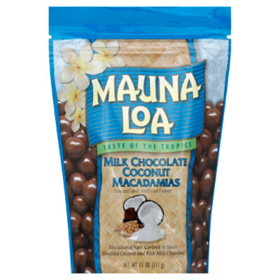 Mauna Loa Macadamias Milk Chocolate Coconut - 11 Oz - Image 1