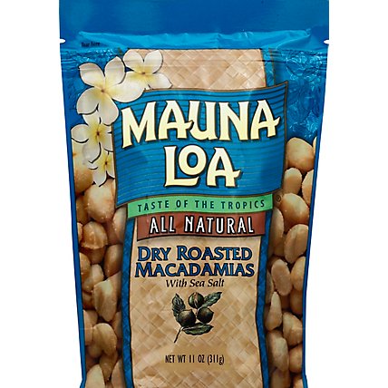 Mauna Loa Macadamias Dry Roasted with Sea Salt - 11 Oz - Image 2