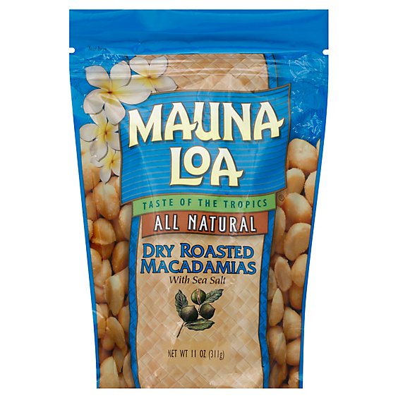 Mauna Loa Macadamias Dry Roasted with Sea Salt - 11 Oz