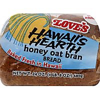 Loves Hawaiis Hearth Bread Honey Oat Bran - 24 Oz - Image 1