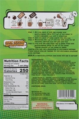 J-Basket Matcha Boba Tea Kit - 10 Oz. - Image 6