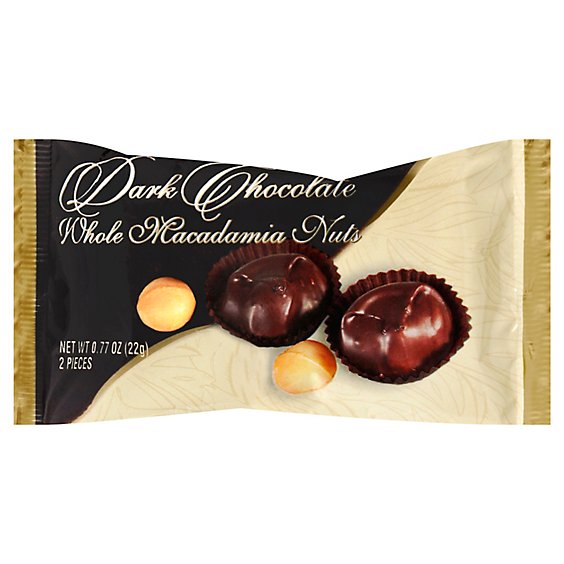 Hawaiian Sun Dark Chocolate Macadamia Nuts - .77 Oz