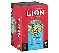 Lion Coffee Hawaiian Islands Coffee K-Cups Original Lion - 12-0.38 Oz