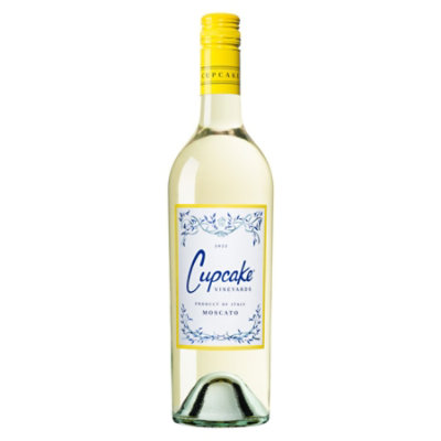 Cupcake Vineyards Moscato White Wine - 750 Ml - Image 1