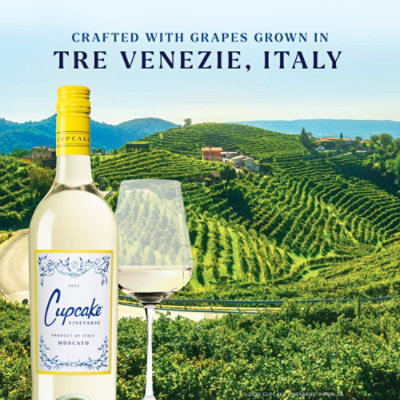 Cupcake Vineyards Moscato White Wine - 750 Ml - Image 4