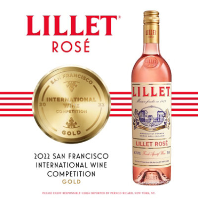 Lillet Rose Wine - 750 Ml - Image 2