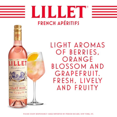 Lillet Rose Wine - 750 Ml - Image 3
