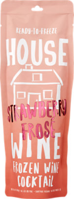 House Wine Strawberry Frose Pouch Wine - 300 ml - Image 1