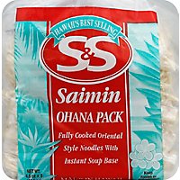 S & S Ohana Pack Saimin Noodles With Instant Soup Base - 40.5 Oz - Image 2