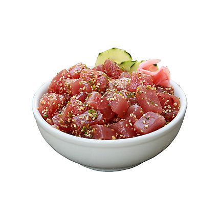 Seafood Service Counter Poke Ahi Wasabi Previously Frozen - Co - 0.50 LB - Image 1