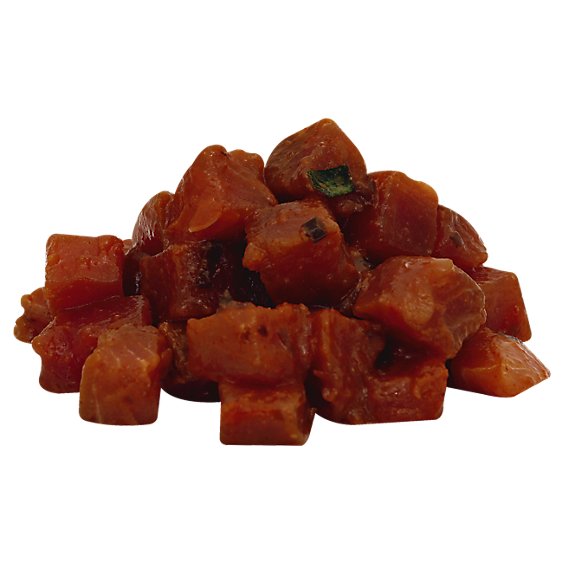 Seafood Service Counter Poke Ahi Spicy Previously Frozen - Co - 0.50 LB