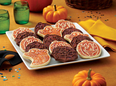 Bakery Cookies Cutout Halloween 24 Count - Each