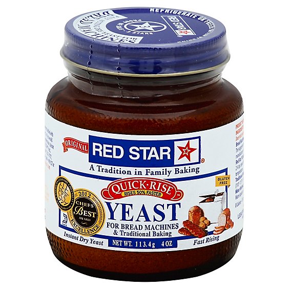 Red Star Yeast Quick Rise Jar - 4 Oz