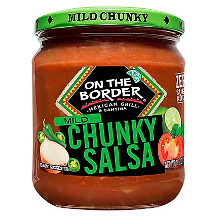 On The Border Salsa Chunky Mild Jar - 16 Oz - Image 3