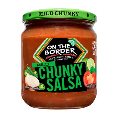 On The Border Salsa Chunky Mild Jar - 16 Oz - Image 2