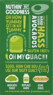 Wholly Guacamole Organic 100 Calorie Cups Mild Minis 4 Count - 8 Oz - Image 5