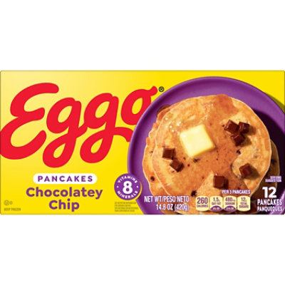 Eggo Frozen Pancakes Breakfast Chocolatey Chip 12 Count - 14.8 Oz - Image 8