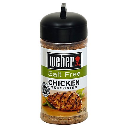 Weber Seasoning Salt Free Chicken - 6.75 Oz
