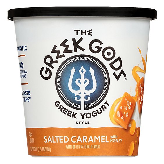 The Greek Gods Honey Salted Caramel Greek-Style Yogurt - 24 Oz