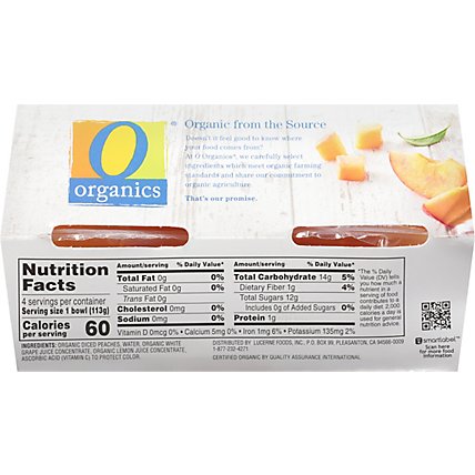 O Organics Organic Peaches Diced - 4-4 Oz - Image 6