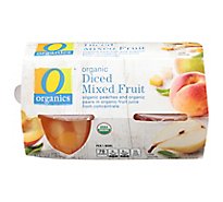 O Organics Organic Mixed Fruit Diced - 4-4 Oz