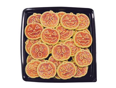Bakery Platter Cookies Pumpkin Halloween - Each