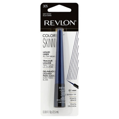 Revlon ColorStay Skinny Liquid Eyeliner Navy Shock 305 - 0.08 Fl. Oz.