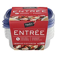 Signature SELECT Containers Storage Tight Seal Entree - 5 Count - Image 3