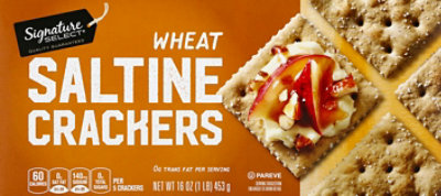 Signature SELECT Crackers Saltine Wheat - 16 Oz - Haggen