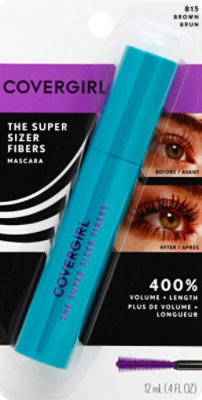 COVERGIRL Super Sizer Fiber Mascara Brown 815 - 0.4 Oz - Image 2
