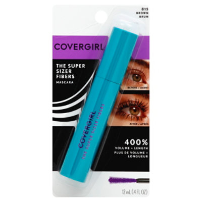 COVERGIRL Super Sizer Fiber Mascara Brown 815 - 0.4 Oz - Image 1