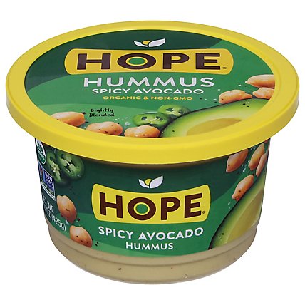 Hope Organic Spicy Avocado Hummus - 15 Oz - Image 3