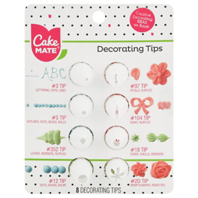Cake Mate Decorating Tips - 8 Count - Image 3