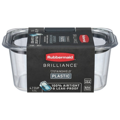 Rubbermaid Container Brilliance Large 9.6 Cups - Each - Safeway