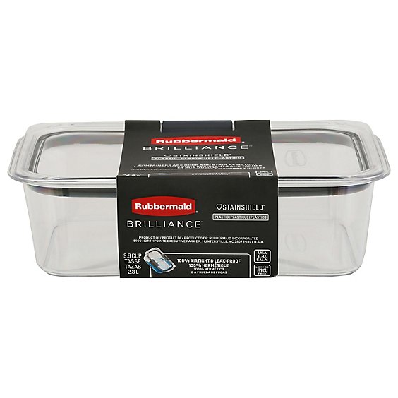 Rubbermaid Container Brilliance Large 9.6 Cups - Each