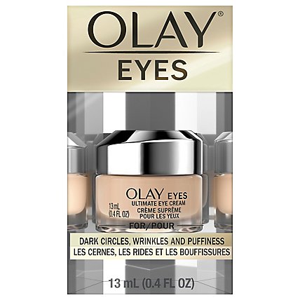 Olay Ultimate Eye Cream for Wrinkles Puffy Eyes + Dark Circles - 0.4 Fl. Oz. - Image 2