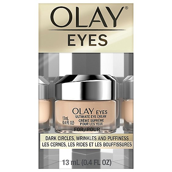 Olay Ultimate Eye Cream for Wrinkles Puffy Eyes + Dark Circles - 0.4 Fl. Oz.