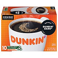 Dunkin Donuts Coffee K-Cup Pods Dark Roast Dunkin Dark - 10-0.35 Oz - Image 3