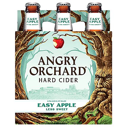 Angry Orchard Hard Cider Easy Apple Bottles - 6-12 Fl. Oz. - Image 3