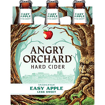 Angry Orchard Hard Cider Easy Apple Bottles - 6-12 Fl. Oz. - Image 4